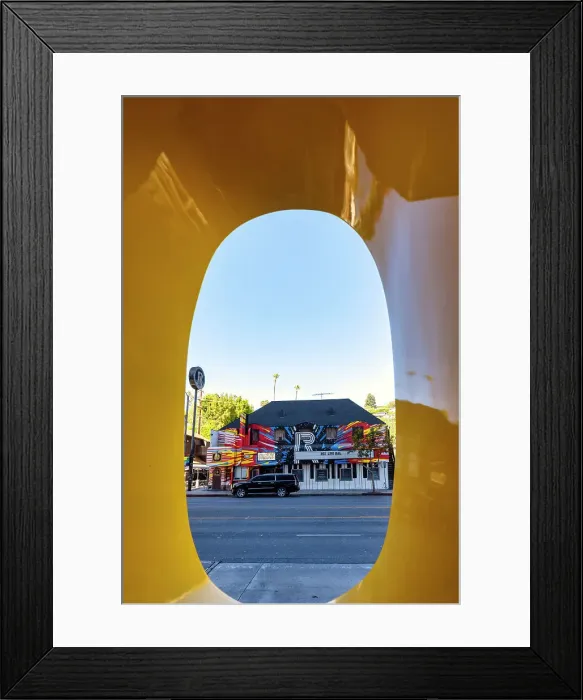 Framed Print : California, West Hollywood, The Roxy Theater