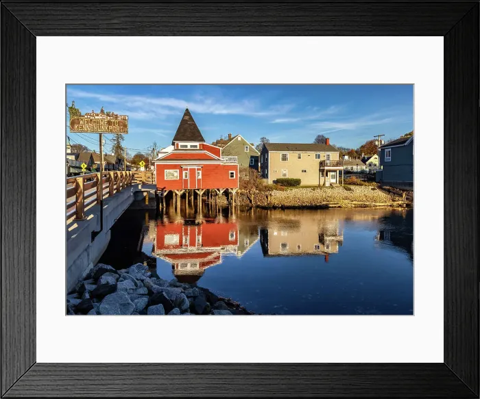 Framed Print : Maine, Kennebunkport, Maine Street Scene Framed Print : Maine, Kennebunkport, Maine Street Scene