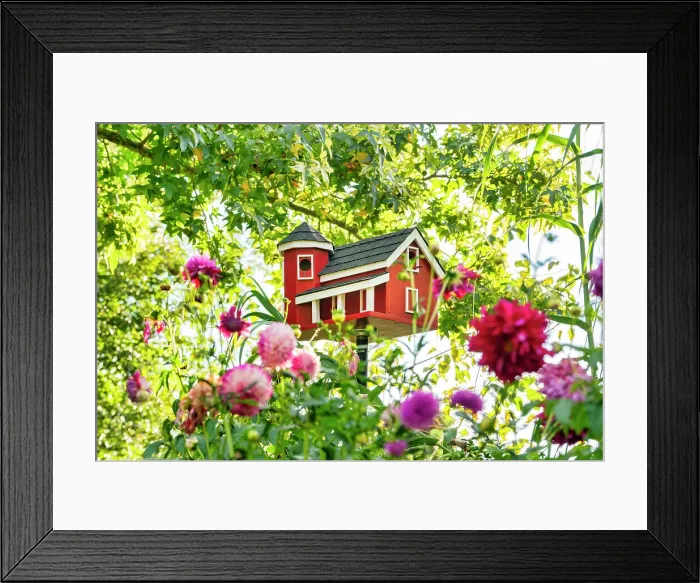 Framed Print : New York, Long Island, Albertson, Clark Botanic Garden, bird house Framed Print : New York, Long Island, Albertson, Clark Botanic Garden, bird house