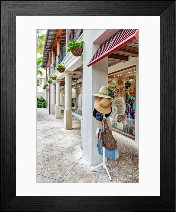 Framed Print : Florida, Palm Beach, Worth Avenue Framed Print : Florida, Palm Beach, Worth Avenue