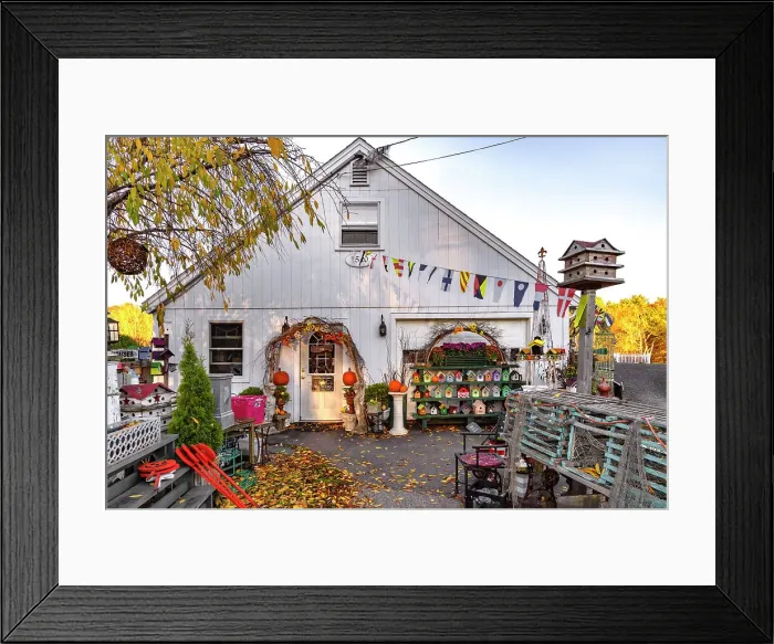 Framed Print : USA, Maine, York, Flower Shop Framed Print : USA, Maine, York, Flower Shop