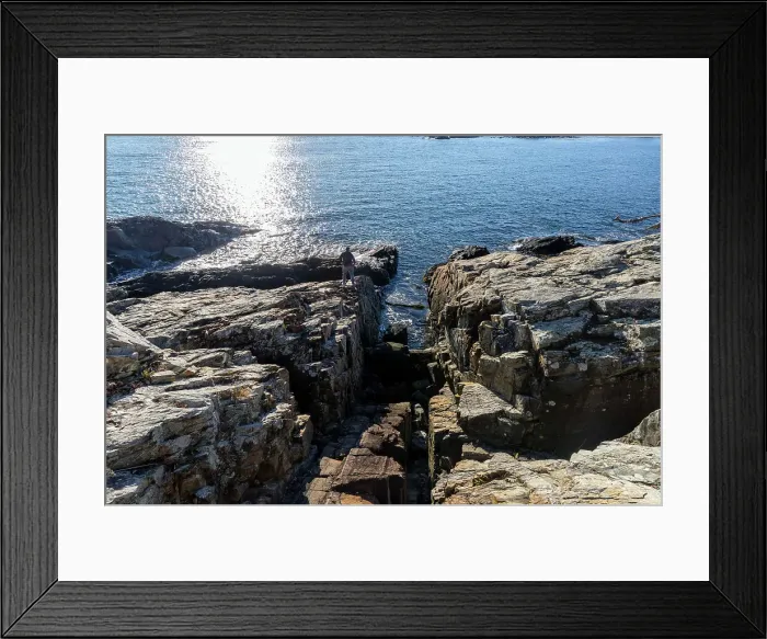 Framed Print : USA, Maine, Ogunquit, Marginal Way Trail Scenery Framed Print : USA, Maine, Ogunquit, Marginal Way Trail Scenery