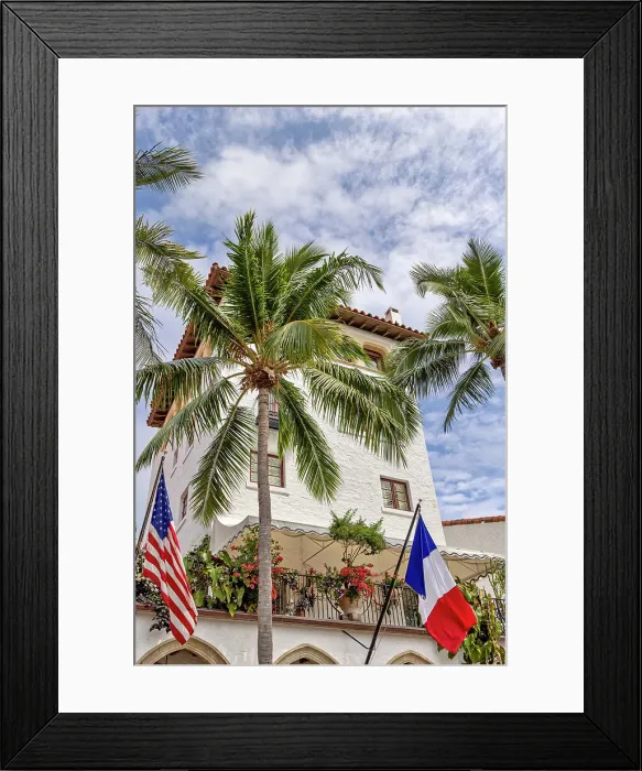 Framed Print : Florida, Palm Beach, Worth Avenue