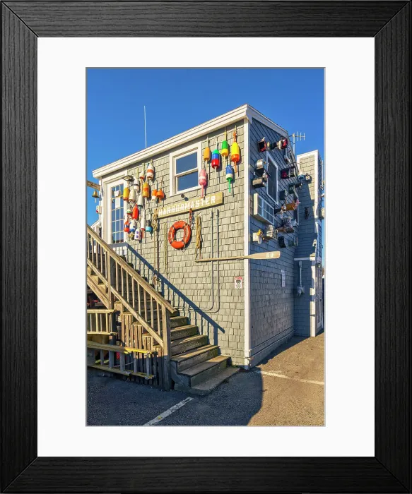 Framed Print : USA, Maine, Ogunquit, harbormaster Framed Print : USA, Maine, Ogunquit, harbormaster