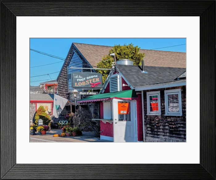 Framed Print : USA, Maine, Ogunquit, Lobster Shack Framed Print : USA, Maine, Ogunquit, Lobster Shack