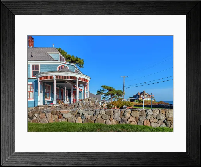 Framed Print : Main, Kennebunk Beach House Framed Print : Main, Kennebunk Beach House