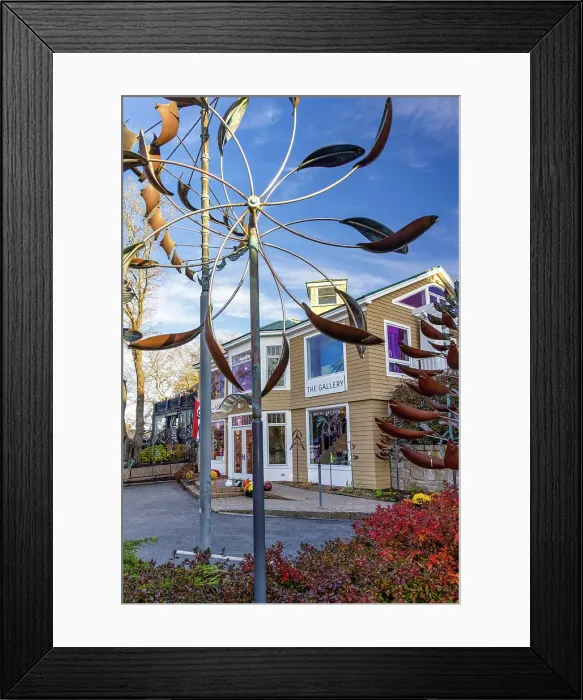 Framed Print : Maine, Kennebunk, The Gallery on Maine Art Hill
