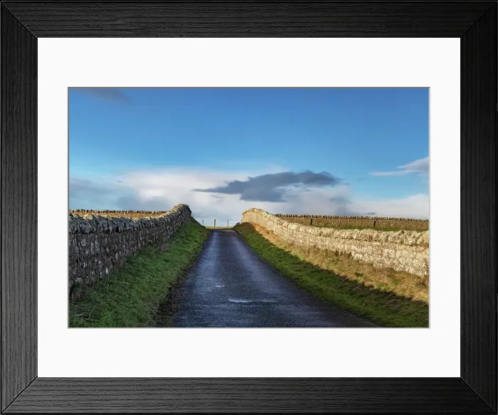 Framed Print : Scotland, Highlands, road Framed Print : Scotland, Highlands, road