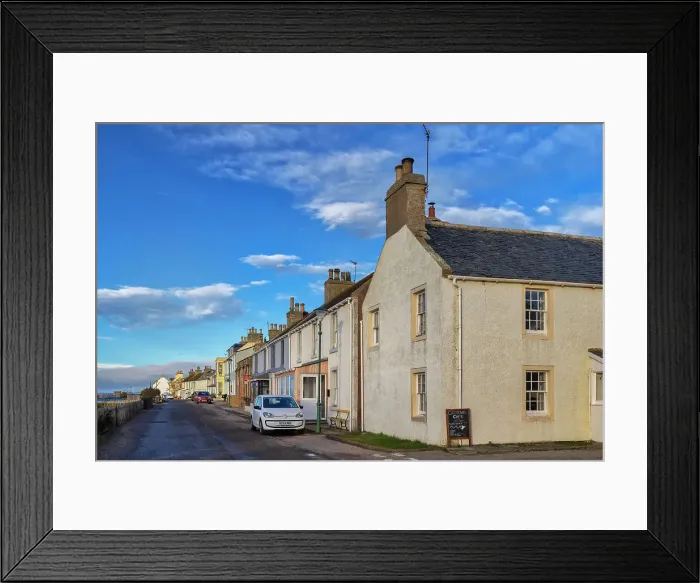 Framed Print : Scotland, Portmahomack, Highland, typical street scene