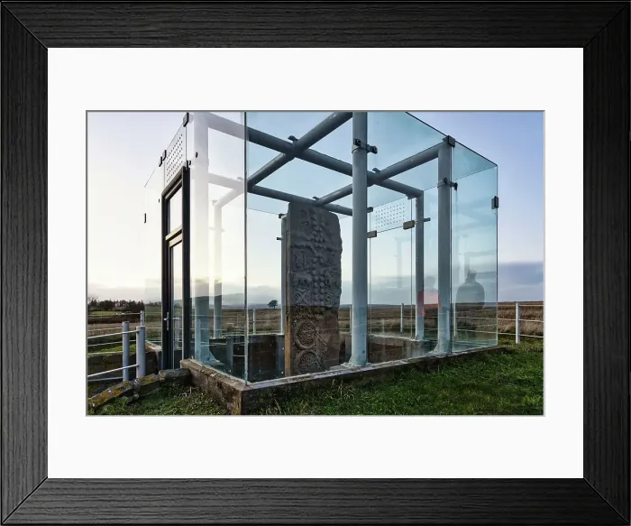 Framed Print : Scotland, Easter Ross, Clach a Charridh or Shandwick Stone is a Class II Pictish stone located near Shandwick on the Tarbat peninsula Framed Print : Scotland, Easter Ross, Clach a Charridh or Shandwick Stone is a Class II Pictish stone located near Shandwick on the Tarbat peninsula