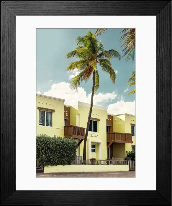 Framed Print : Florida, South Florida, Hollywood, Seawind Inn Framed Print : Florida, South Florida, Hollywood, Seawind Inn