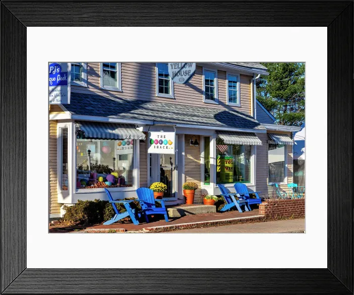 Framed Print : Maine, Kennebunk, Store Front