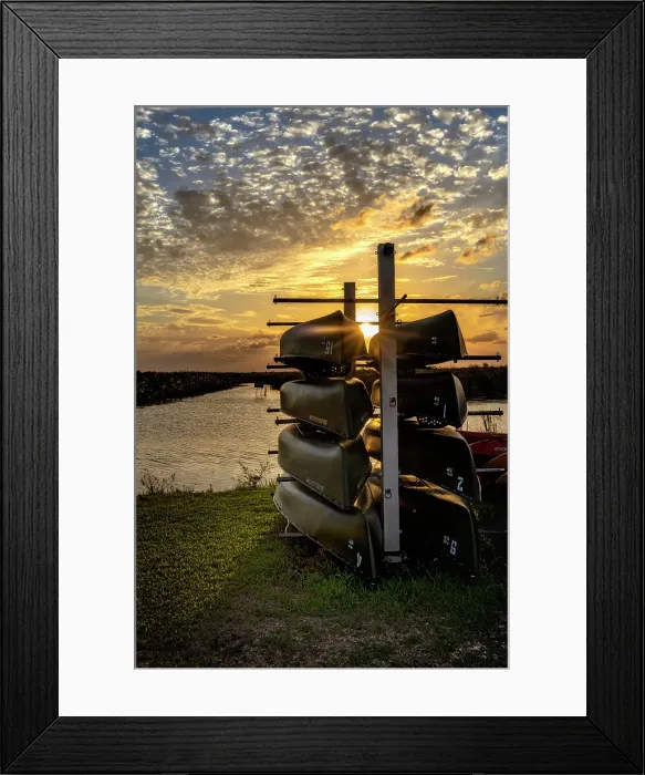 Framed Print : Arthur R. Marshall Loxahatchee National Wildlife Refuge, Canoes Framed Print : Arthur R. Marshall Loxahatchee National Wildlife Refuge, Canoes
