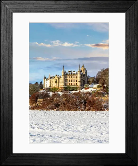 Framed Print : Scotland, Highland, Sutherland, Dunrobin Castle