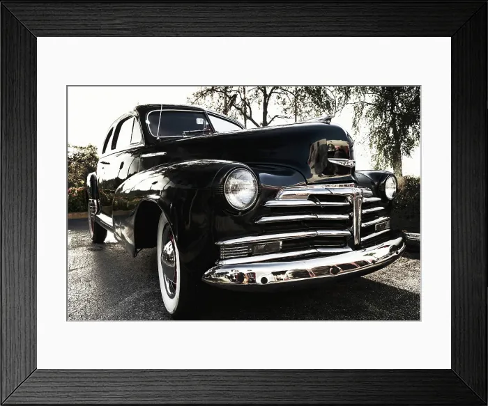 Framed Print : 1948 Chevrolet Fleetline Aerosedan