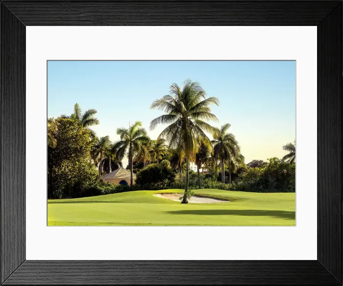 Framed Print : Florida, Boca Raton, Golf Course off of A1A Framed Print : Florida, Boca Raton, Golf Course off of A1A