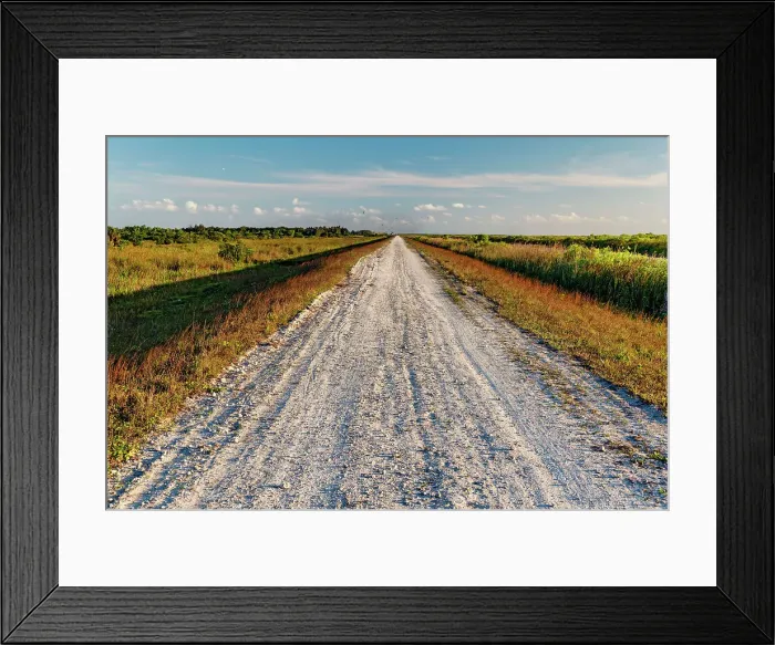 Framed Print : Gravel road Framed Print : Gravel road