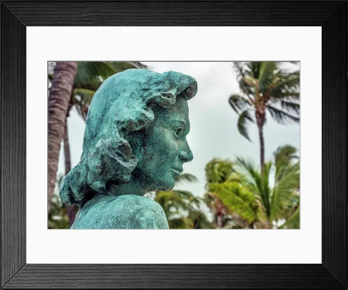 Framed Print : Florida, Miami Beach, South Beach, Barbara Baer Capitman Memorial on Lummus Park Framed Print : Florida, Miami Beach, South Beach, Barbara Baer Capitman Memorial on Lummus Park