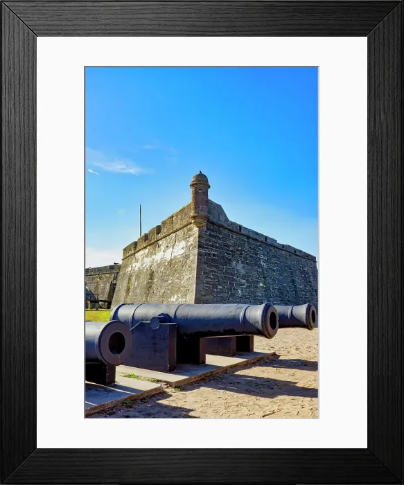Framed Print : Florida, St Augustine, Castillo de San Marcos