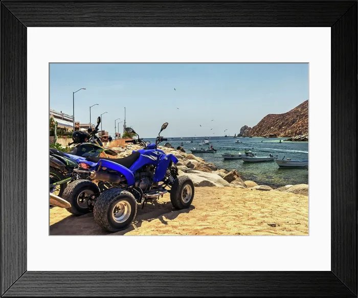 Framed Print : Cabo San Lucas scene with ATV's Framed Print : Cabo San Lucas scene with ATV's