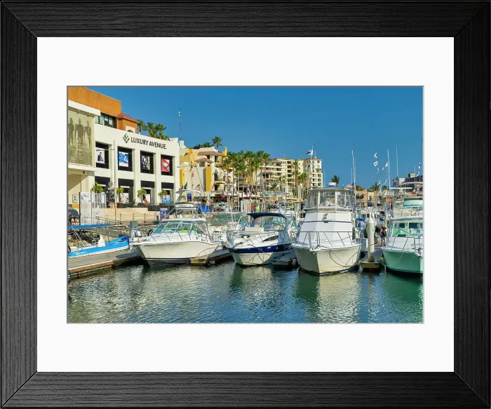 Framed Print : Mexico, Cabo San Lucas, Marina Framed Print : Mexico, Cabo San Lucas, Marina