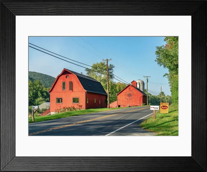 Framed Print : New England, Connecticut, Kent, The Kent Land Trust on Kent Road Framed Print : New England, Connecticut, Kent, The Kent Land Trust on Kent Road