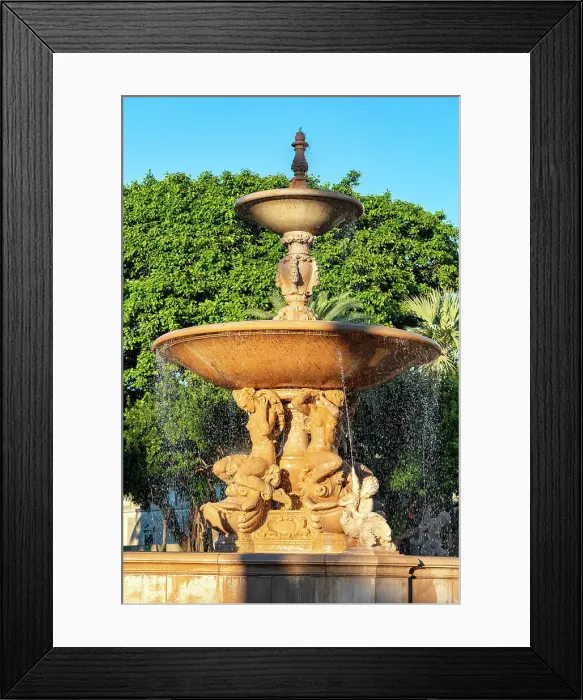 Framed Print : Florida, Palm Beach, water fountain at the Breakers Hotel Framed Print : Florida, Palm Beach, water fountain at the Breakers Hotel