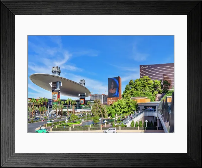 Framed Print : Nevada, Las Vegas, Encore Luxury hotel and Fashion Show building, a shopping mall Framed Print : Nevada, Las Vegas, Encore Luxury hotel and Fashion Show building, a shopping mall