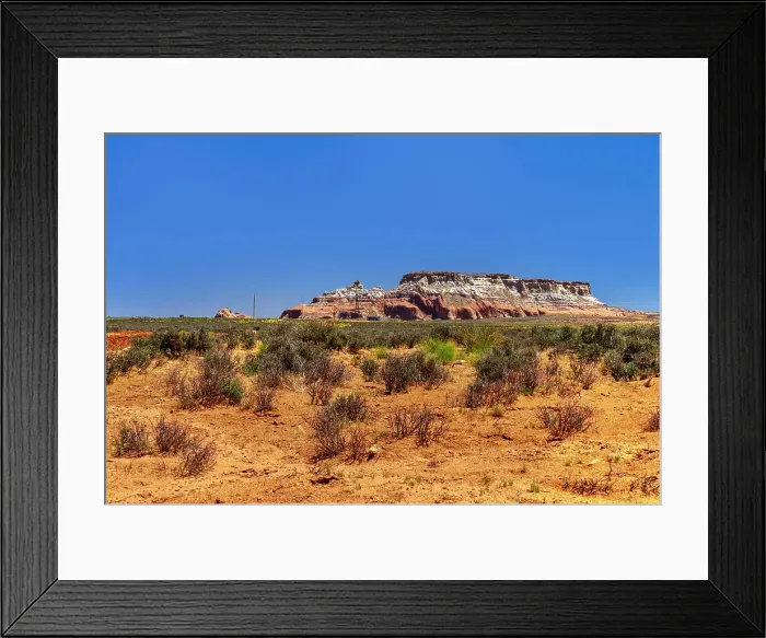 Framed Print : Arizona, Lechee Rock near Page, Arizona, highway 89