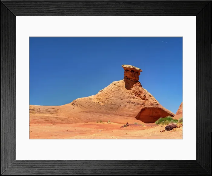 Framed Print : Arizona, Page, rock formations in Navajo Village off of Highway 89 Framed Print : Arizona, Page, rock formations in Navajo Village off of Highway 89