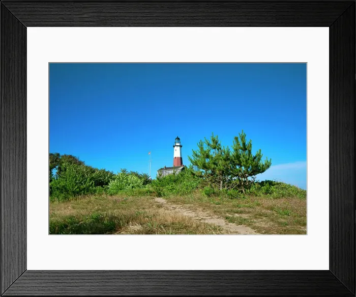 Framed Print : New York, Suffolk County, Long Island, Montauk Point Light Framed Print : New York, Suffolk County, Long Island, Montauk Point Light