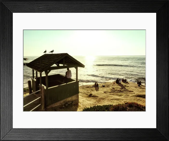 Framed Print : California, San Diego, La Jolla Beach Framed Print : California, San Diego, La Jolla Beach