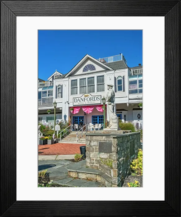 Framed Print : New York, Long Island, Brookhaven, Port Jefferson, Danfords Hotel & Marina Framed Print : New York, Long Island, Brookhaven, Port Jefferson, Danfords Hotel & Marina