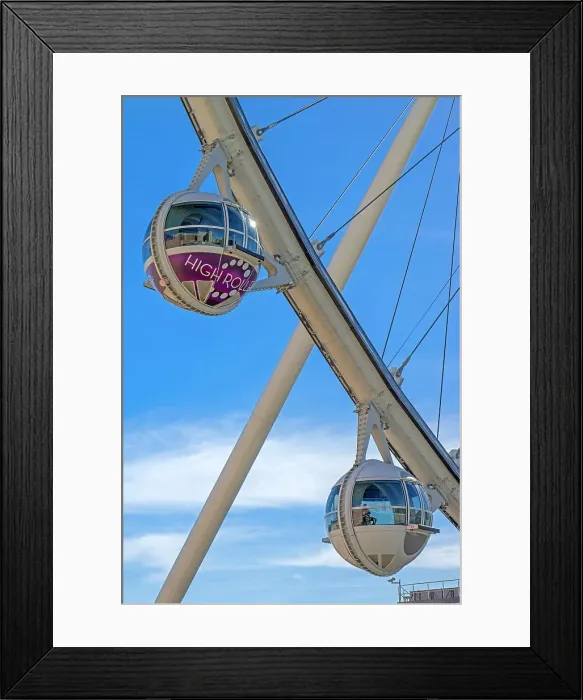 Framed Print : Nevada, Las Vegas, The LINQ, High Roller, Las Vegas, Tallest Observation Wheel Framed Print : Nevada, Las Vegas, The LINQ, High Roller, Las Vegas, Tallest Observation Wheel