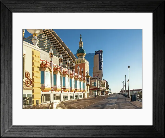 Framed Print : New Jersey, Atlantic City, Boardwalk