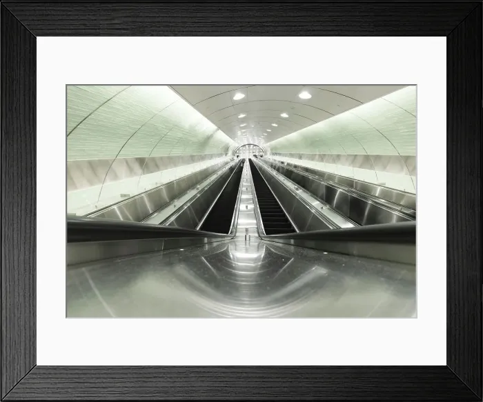 Framed Print : New York City, Grand Central Station, Grand Central Madison, escalator Framed Print : New York City, Grand Central Station, Grand Central Madison, escalator