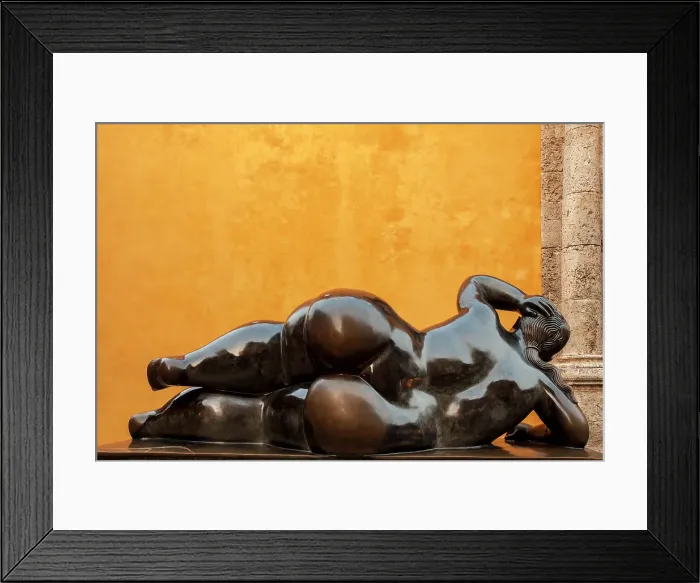Framed Print : Colombia, Cartagena, Old City, Botero's Sculpture at Plaza Santo Domingo, UNESCO World Heritage site, Walled Colonial city Framed Print : Colombia, Cartagena, Old City, Botero's Sculpture at Plaza Santo Domingo, UNESCO World Heritage site, Walled Colonial city