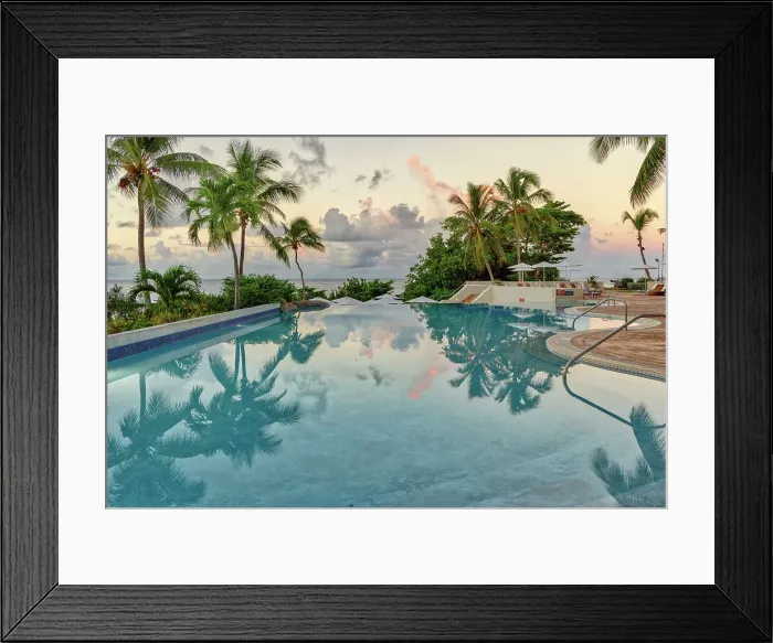 Framed Print : Barbados, Needhams Point, Hilton Barbados Resort Framed Print : Barbados, Needhams Point, Hilton Barbados Resort