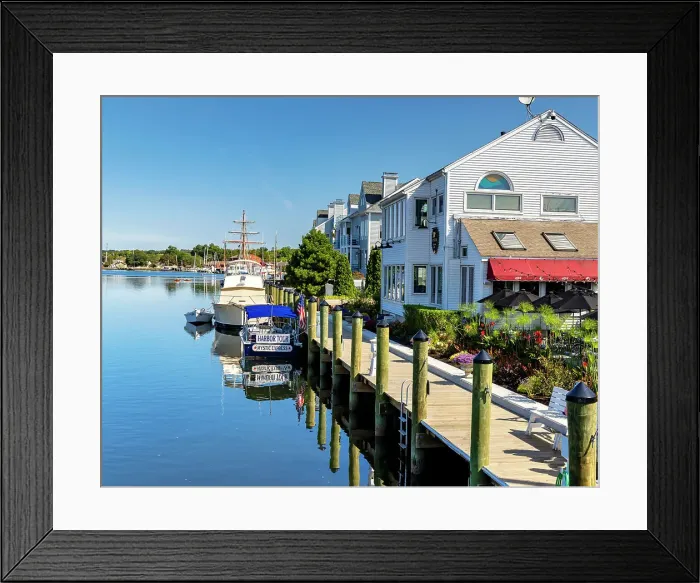 Framed Print : USA, Connecticut, Mystic harbor view Framed Print : USA, Connecticut, Mystic harbor view