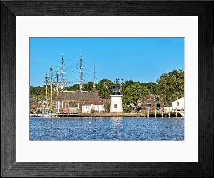 Framed Print : Connecticut, Mystic, Mystic Seaport Museum Framed Print : Connecticut, Mystic, Mystic Seaport Museum