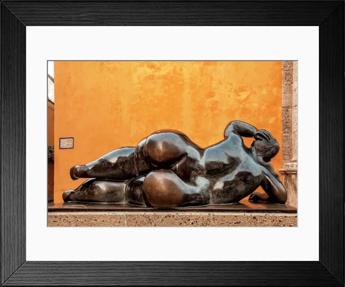 Framed Print : Colombia, Cartagena, Old City, Botero's Sculpture at Plaza Santo Domingo, UNESCO World Heritage site, Walled Colonial city Framed Print : Colombia, Cartagena, Old City, Botero's Sculpture at Plaza Santo Domingo, UNESCO World Heritage site, Walled Colonial city