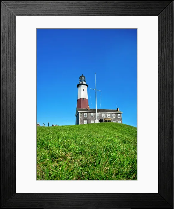 Framed Print : New York, Long Island, Montauk Point Lighthouse Framed Print : New York, Long Island, Montauk Point Lighthouse