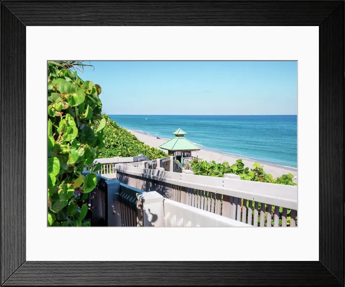 Framed Print : Florida, South Florida, Boca Raton, Red Reef Park, beach entrance Framed Print : Florida, South Florida, Boca Raton, Red Reef Park, beach entrance