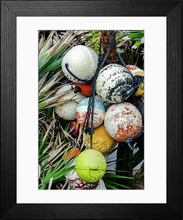 Framed Print : Still life of buoys Framed Print : Still life of buoys