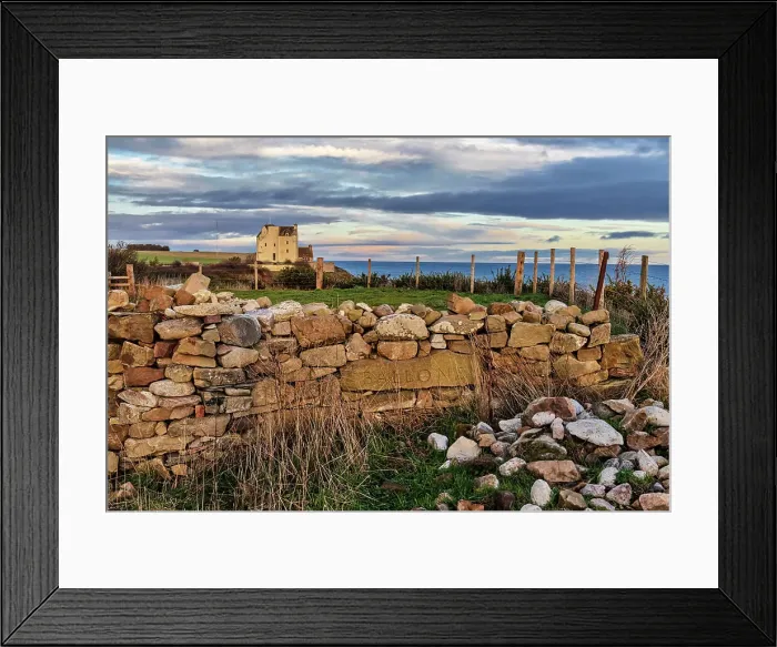 Framed Print : Scotland, Highland, Tarbat, Ballone Castle Framed Print : Scotland, Highland, Tarbat, Ballone Castle