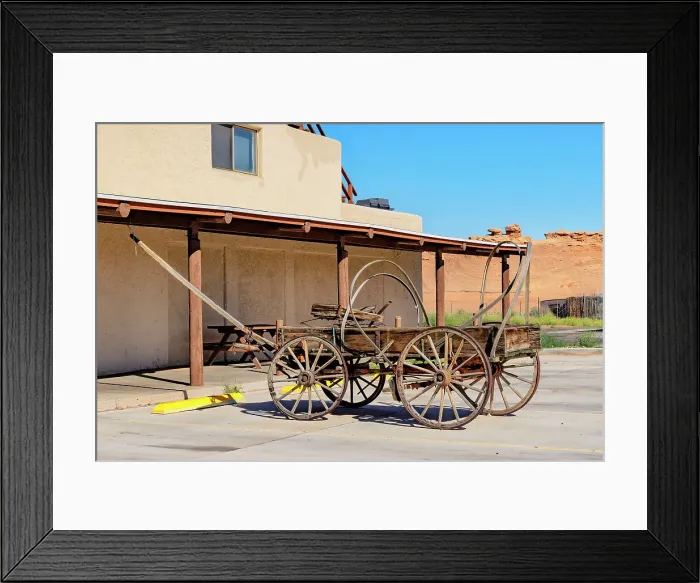 Framed Print : Arizona, Page, Big Lake Trading Post, Horse Carriage Detail Framed Print : Arizona, Page, Big Lake Trading Post, Horse Carriage Detail