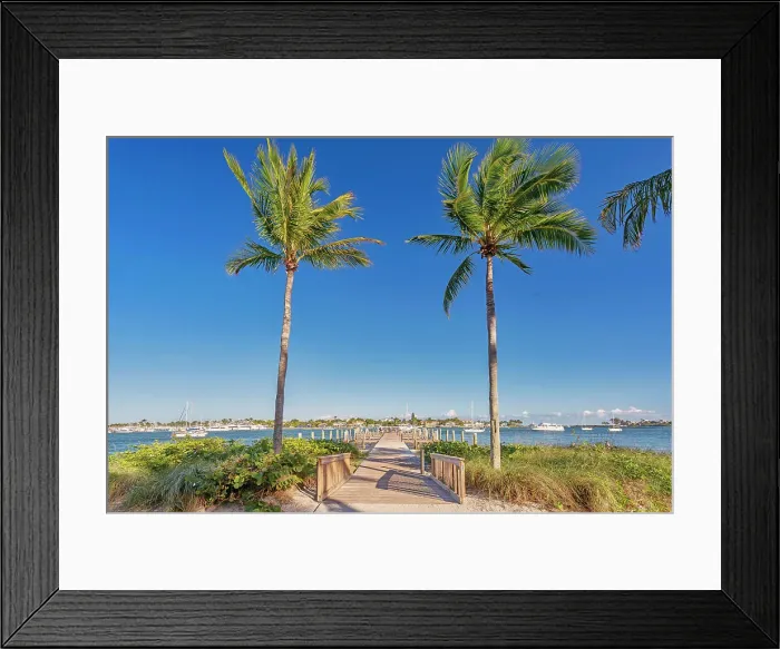 Framed Print : Florida, North Palm Beach, Palm Beach County, Peanut Island