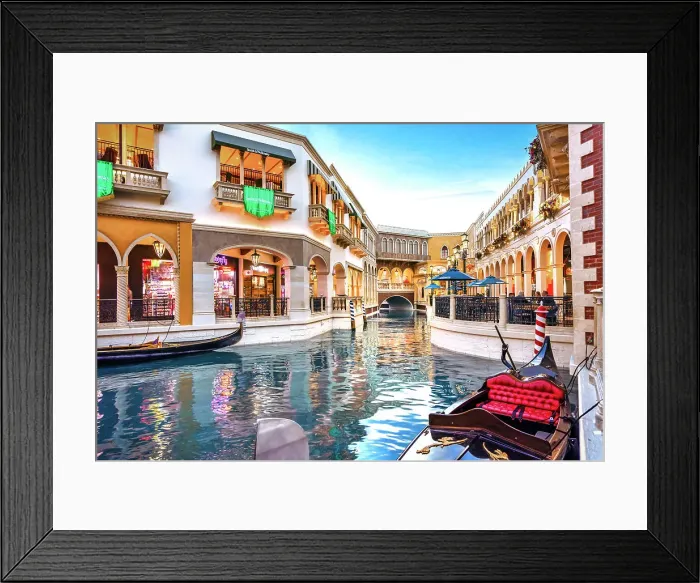 Framed Print : Nevada, Las Vegas, Venetian Hotel Resort, gondola Framed Print : Nevada, Las Vegas, Venetian Hotel Resort, gondola