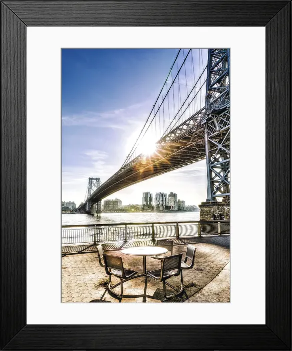 Framed Print : New York City, East River Park, also called John V. Lindsay East River Park, Williamsburg Bridge Framed Print : New York City, East River Park, also called John V. Lindsay East River Park, Williamsburg Bridge