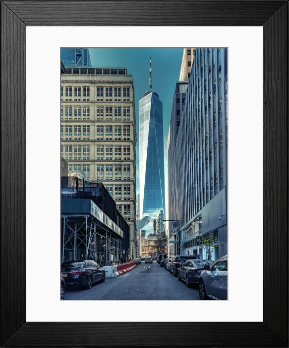 Framed Print : NYC, Manhattan, One World Trade Center, Freedom Tower Framed Print : NYC, Manhattan, One World Trade Center, Freedom Tower